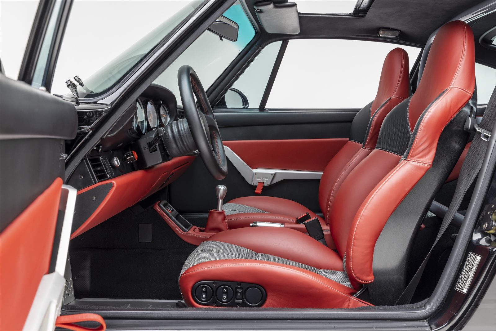 993 RS red leather and houndstooth interior